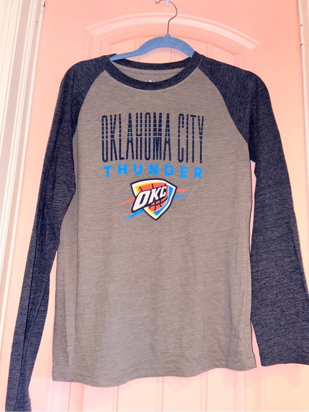 Adidas Oklahoma City Thunder Long Sleeve | Youth L 14/16